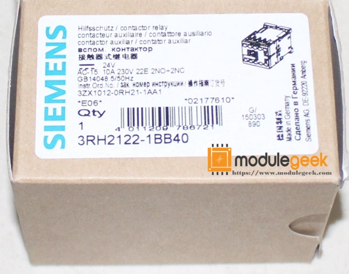 1PCS SIEMENS 3RH2122-1BB40 POWER SUPPLY MODULE NEW 100% Best price and quality assurance