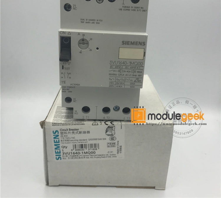 1PCS SIEMENS 3VU1640-1MQ00 POWER SUPPLY MODULE NEW 100% Best price and quality assurance