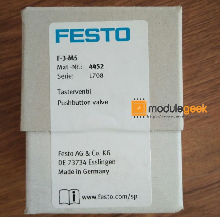 1PCS FESTO 4452 F-3-M5 POWER SUPPLY MODULE NEW 100% Best price and quality assurance