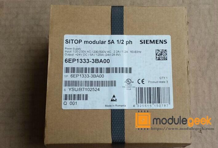 1PCS SIEMENS 6EP1333-3BA00 POWER SUPPLY MODULE NEW 100% Best price and quality assurance