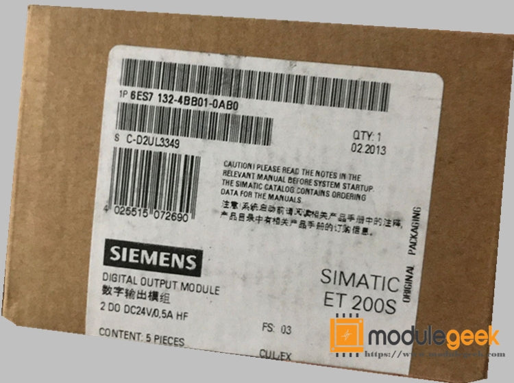 1PCS SIEMENS 6ES7132-4BB01-0AB0 POWER SUPPLY MODULE NEW 100% Best price and quality assurance
