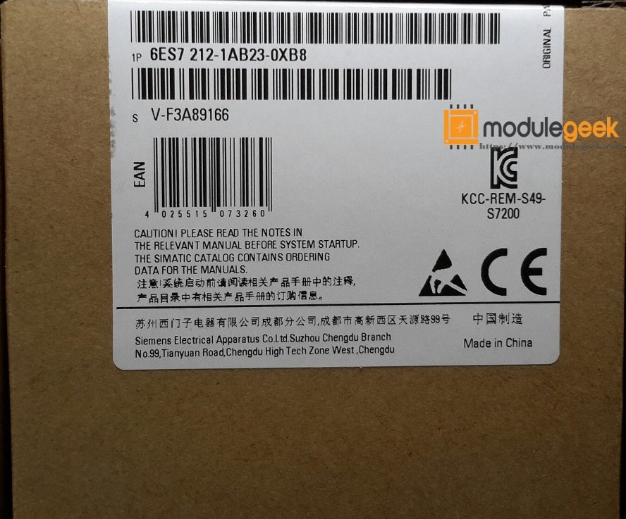 1PCS SIEMENS 6ES7212-1AB23-0XB8 POWER SUPPLY MODULE NEW 100% Best price and quality assurance