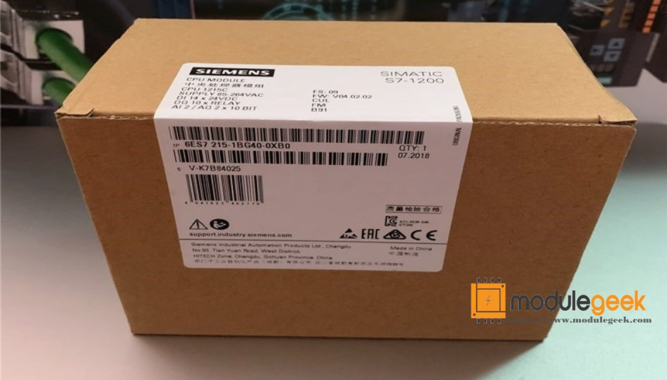1PCS SIEMENS 6ES7215-1BG40-0XB0 POWER SUPPLY MODULE NEW 100% Best price and quality assurance