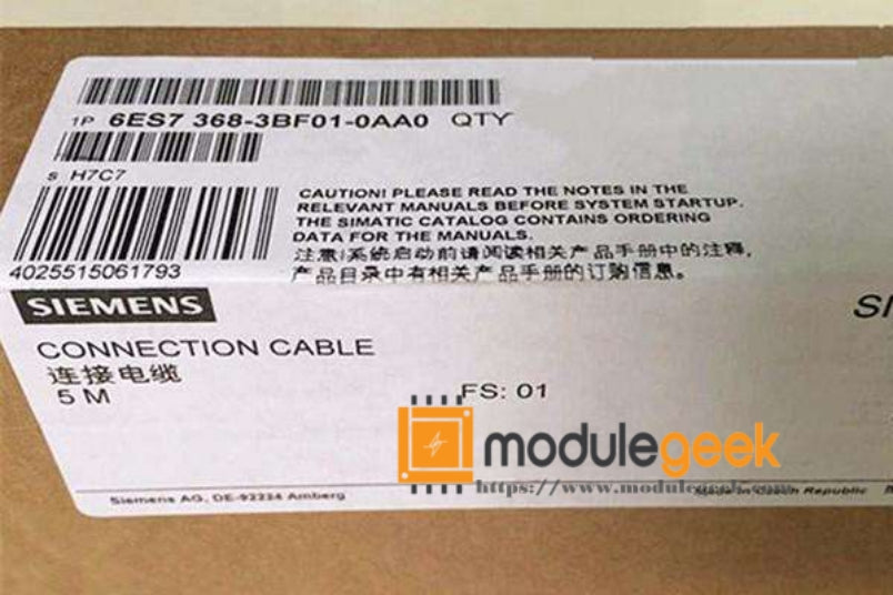 1PCS SIEMENS 6ES7368-3BF01-0AA0 POWER SUPPLY MODULE NEW 100% Best price and quality assurance