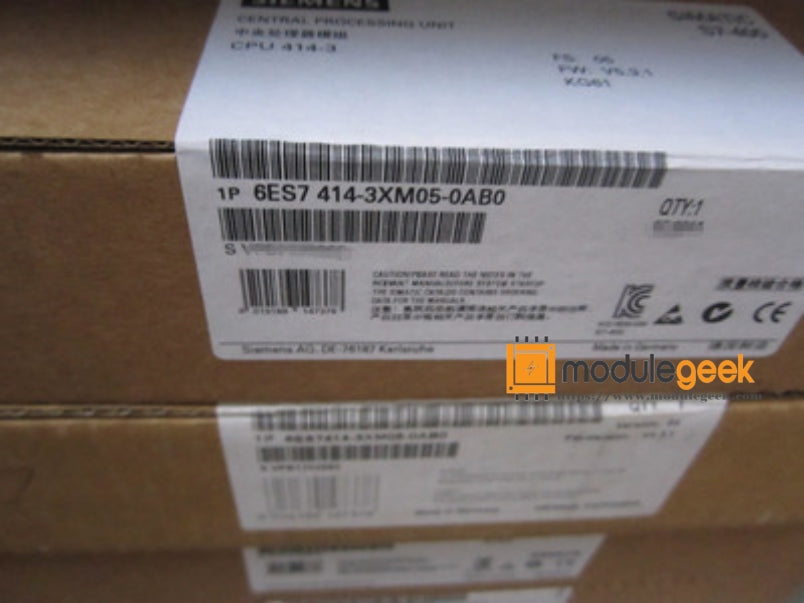 1PCS SIEMENS 6ES7414-3XM05-0AB0 POWER SUPPLY MODULE NEW 100% Best price and quality assurance
