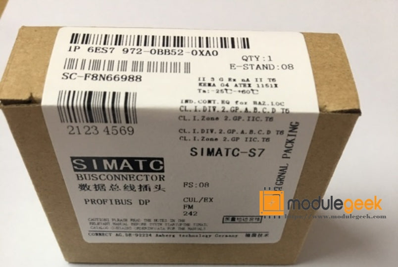 1PCS SIEMENS 6ES7972-0BB52-0XA0 POWER SUPPLY MODULE NEW 100% Best price and quality assurance