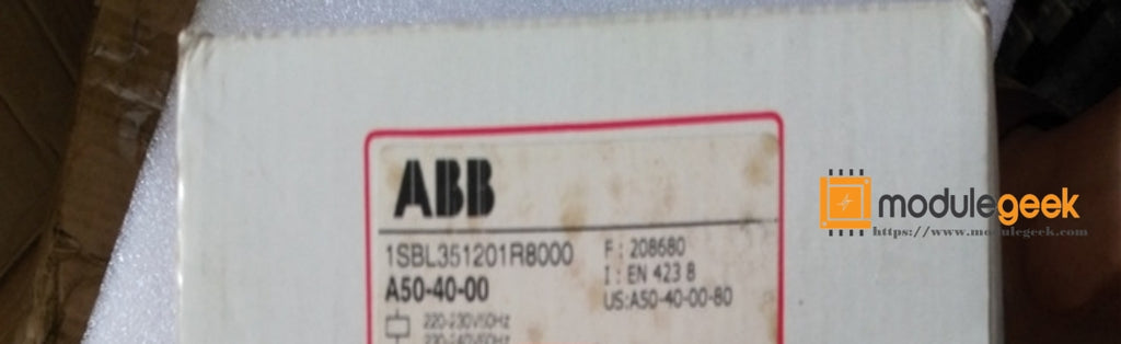 1PCS ABB A50-40-00 POWER SUPPLY MODULE NEW 100% Best price and quality assurance