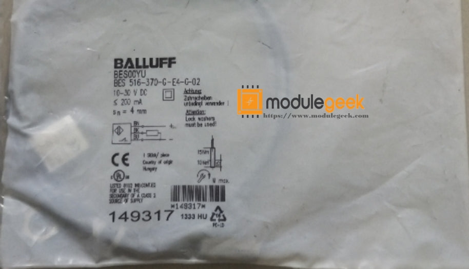 1PCS BALLUFF BES 516-370-G-E4-C-02 POWER SUPPLY MODULE NEW 100% Best price and quality assurance