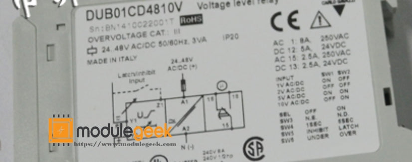 1PCS CARLOGAVAZZI DUB01CD4810V POWER SUPPLY MODULE NEW 100% Best price and quality assurance