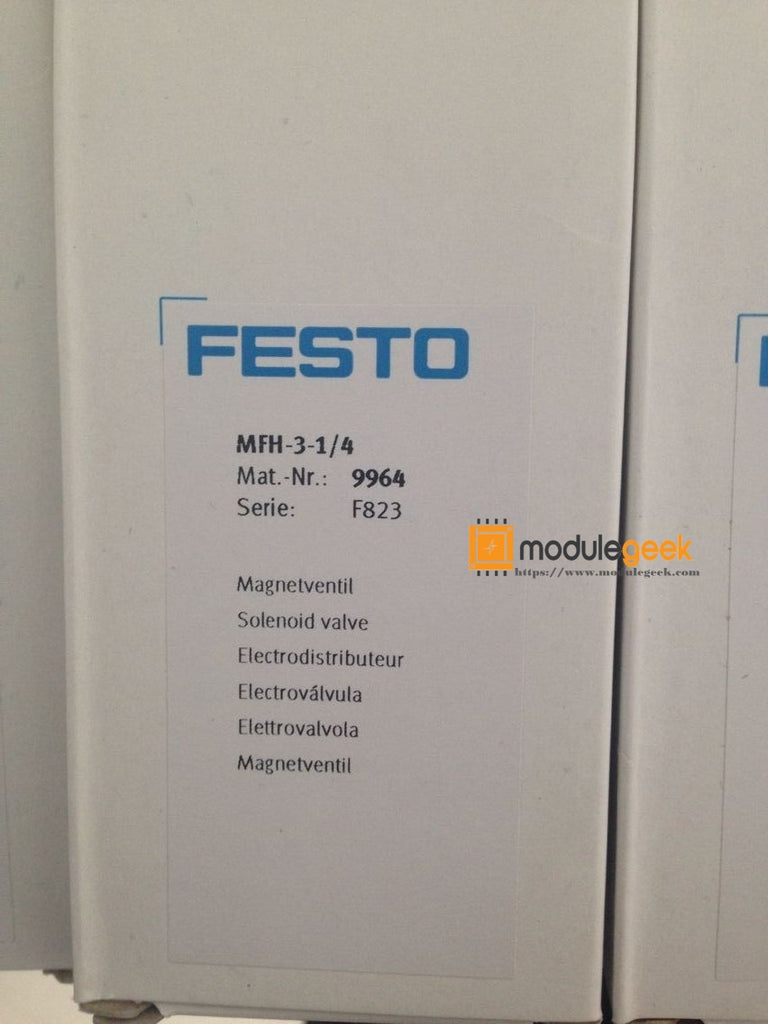 1PCS FESTO MFH-3-1/4 9964 POWER SUPPLY MODULE NEW 100% Best price and quality assurance