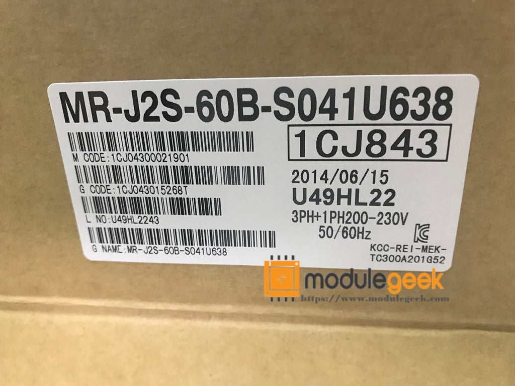 1PCS MITSUBISHI MR-J2S-60B-S041U638 POWER SUPPLY MODULE NEW 100% Best price and quality assurance