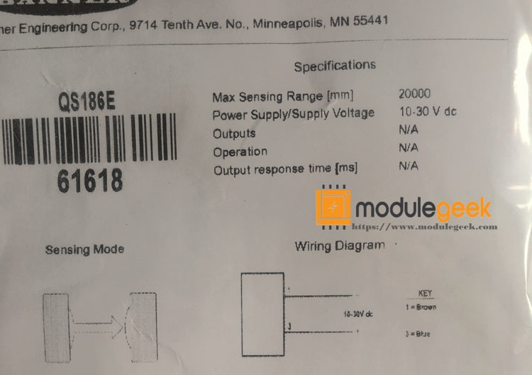 1PCS BANNER QS186E POWER SUPPLY MODULE NEW 100% Best price and quality assurance