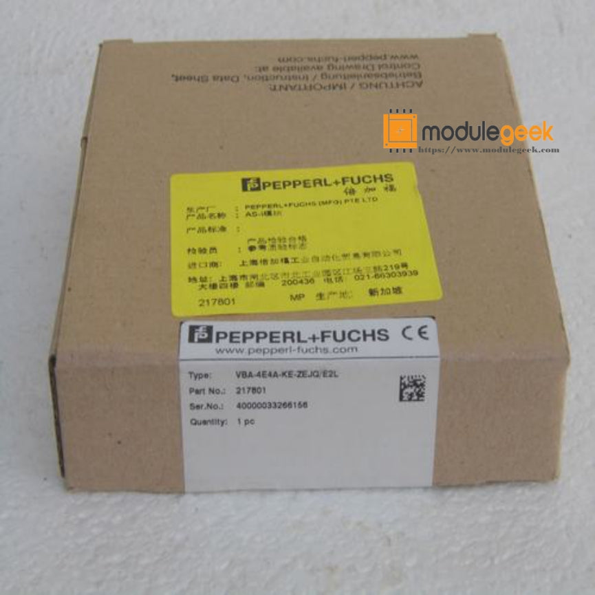 1PCS P+F VBA-4E4A-KE-ZEJQ/E2L POWER SUPPLY MODULE NEW 100% Best price and quality assurance