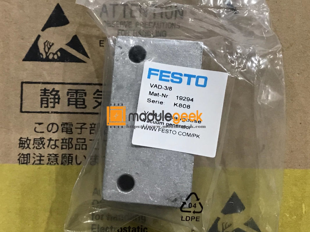 1PCS FESTO 19294 VAD-3/8 POWER SUPPLY MODULE  NEW 100%  Best price and quality assurance