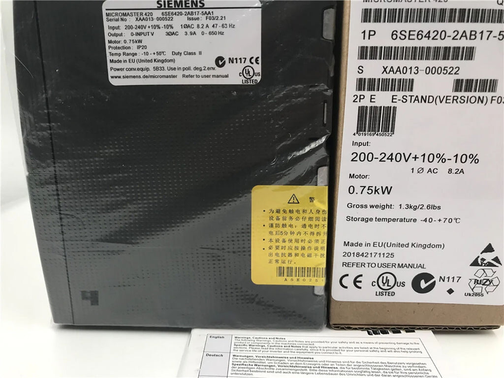 1PCS 6SE6420-2AB17-5AA1 POWER SUPPLY MODULE NEW 100% Best price and quality assurance