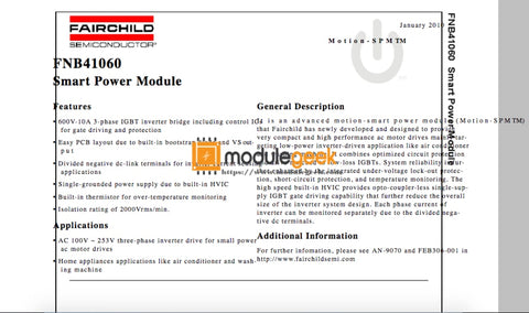 1Pcs Power Supply Module Fairchil Fnb41060 New 100% Best Price And Quality Assurance Module
