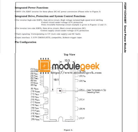 1Pcs Power Supply Module Fairchild Fsbf15Ch60Bt New 100% Best Price And Quality Assurance Module