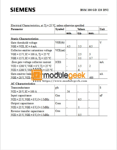 1Pcs Power Supply Module Infineon Bsm100Gd120Dn2 New 100% Best Price And Quality Assurance Module