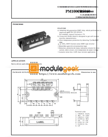 1Pcs Power Supply Module Mitsubishi Pm100Cbs060 New 100% Best Price And Quality Assurance Module