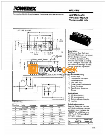 1Pcs Power Supply Module Prx Kd224575 New 100% Best Price And Quality Assurance Module