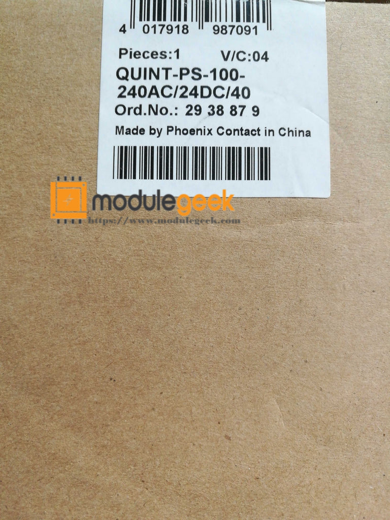 1PCS PHOENIX 2938879 QUINT-PS-100-240AC/24DC/40 POWER SUPPLY MODULE NEW 100% Best price and quality assurance