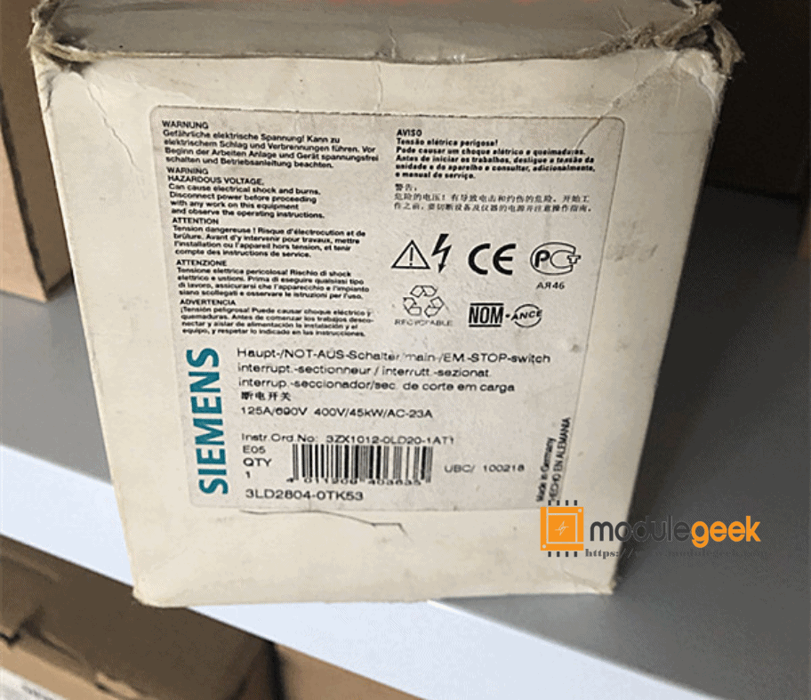 1PCS SIEMENS 3LD2804-0TK53 POWER SUPPLY MODULE NEW 100% Best price and quality assurance