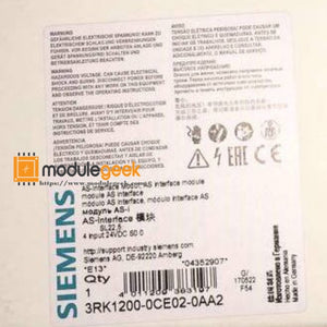 1PCS  SIEMENS 3RK1200-0CE02-0AA2 POWER SUPPLY MODULE  NEW 100%  Best price and quality assurance