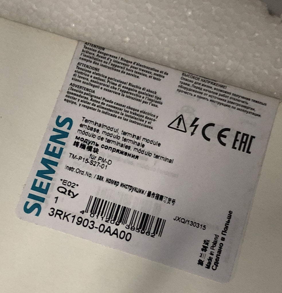 1PCS SIEMENS 3RK1903-0AA00 POWER SUPPLY MODULE  NEW 100%  Best price and quality assurance