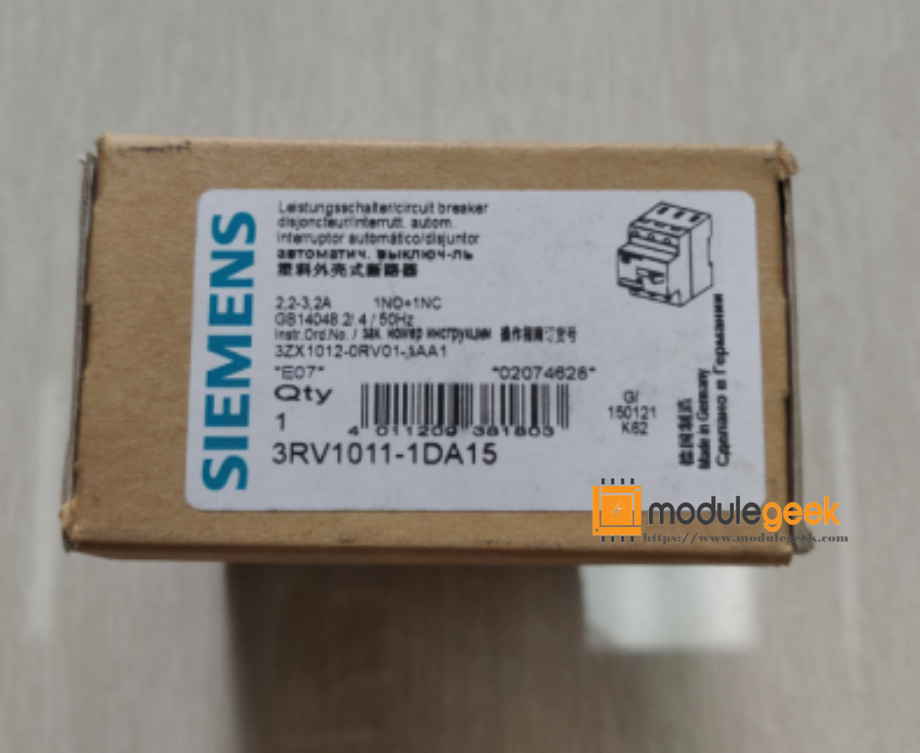 1PCS SIEMENS 3RV1011-1DA15 POWER SUPPLY MODULE NEW 100%  Best price and quality assurance