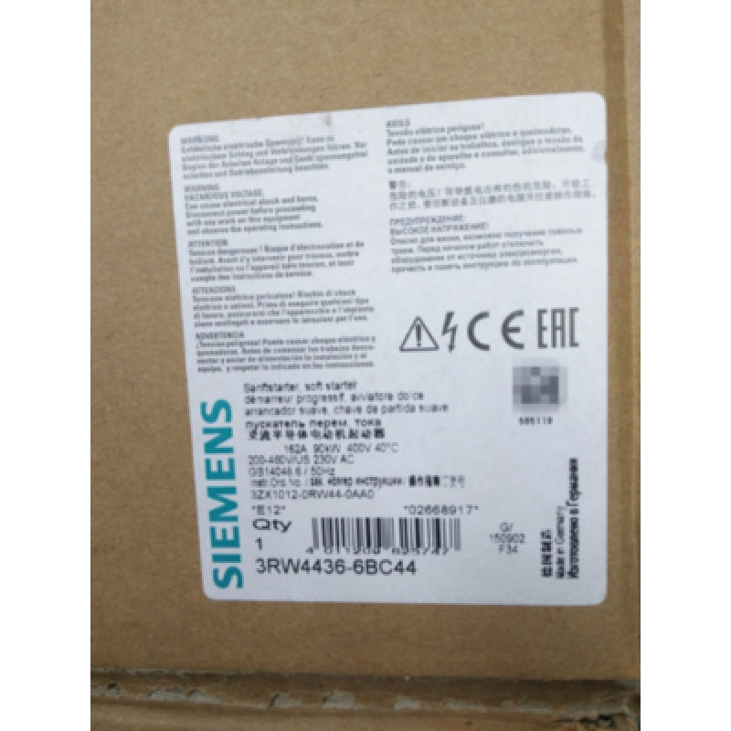 1PCS SIEMENS  3RW4436-6BC44 POWER SUPPLY MODULE NEW 100% Best price and quality assurance