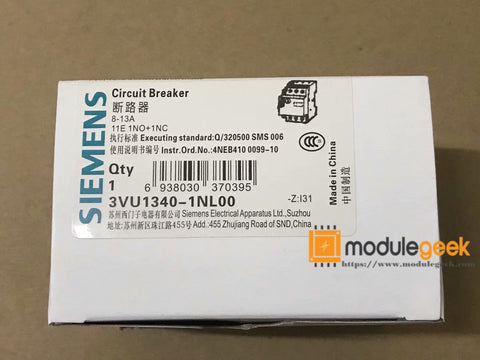 1PCS  SIEMENS 3VU1340-1NL00 POWER SUPPLY MODULE  NEW 100%  Best price and quality assurance
