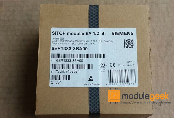 1PCS SIEMENS 6EP1333-3BA00 POWER SUPPLY MODULE  NEW 100%  Best price and quality assurance