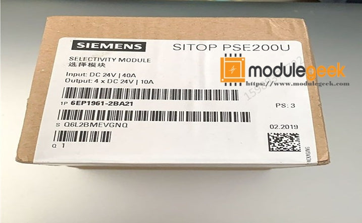 1PCS SIEMENS 6EP1961-2BA21 POWER SUPPLY MODULE NEW 100% Best price and quality assurance