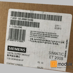 1PCS  SIEMENS 6ES7132-4BB01-0AB0 POWER SUPPLY MODULE  NEW 100%  Best price and quality assurance