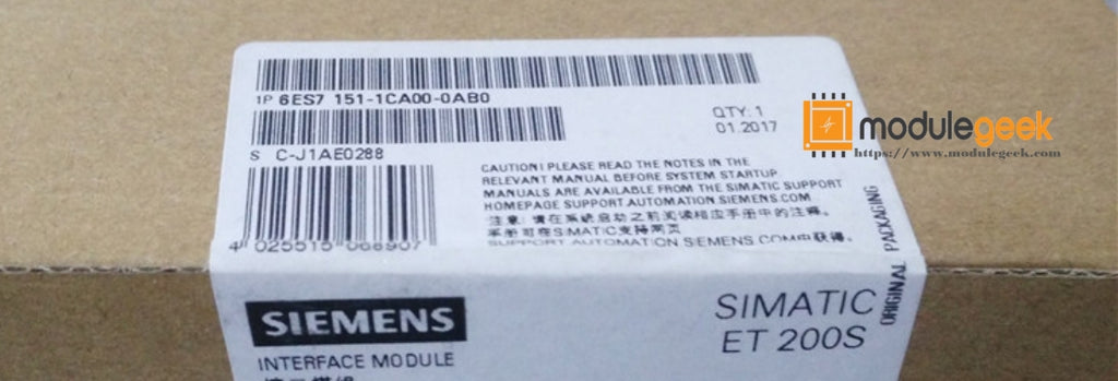 1PCS SIEMENS 6ES7151-1CA00-0AB0 POWER SUPPLY MODULE NEW 100% Best price and quality assurance