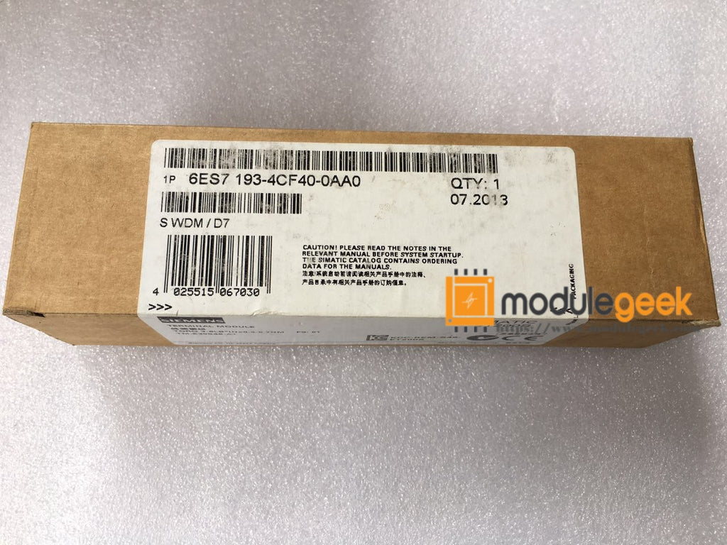 1PCS SIEMENS 6ES7193-4CF40-0AA0 POWER SUPPLY MODULE  NEW 100%  Best price and quality assurance