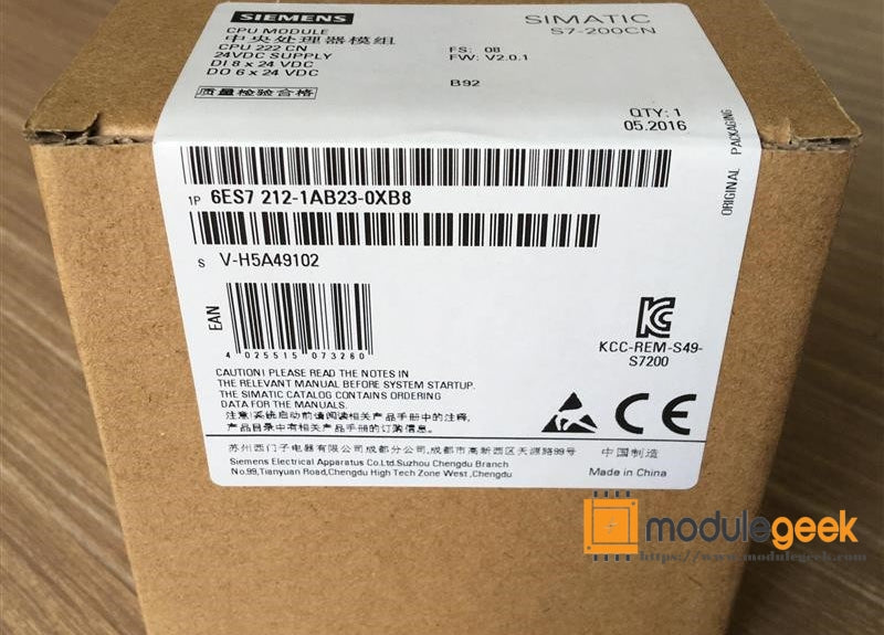 1PCS SIEMENS 6ES7212-1AB23-OXB8 POWER SUPPLY MODULE  NEW 100%  Best price and quality assurance