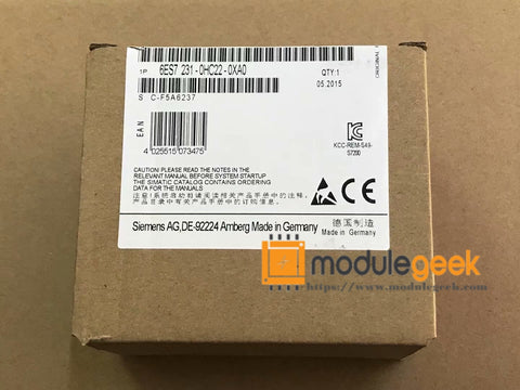 1PCS  SIEMENS 6ES7231-0HC22-0XA0 POWER SUPPLY MODULE  NEW 100%  Best price and quality assurance