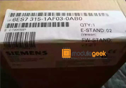 1PCS SIEMENS 6ES7315-1AF03-0AB0 POWER SUPPLY MODULE NEW 100% Best price and quality assurance