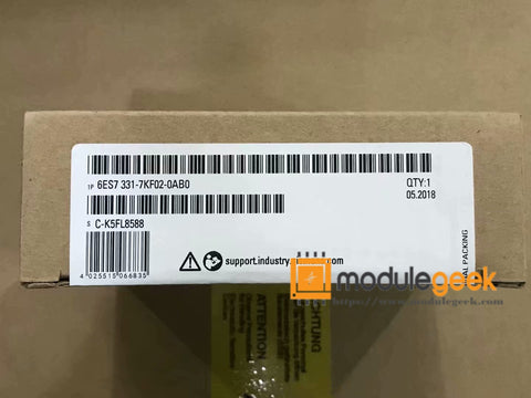 1PCS SIEMENS 6ES7331-7KF02-0AB0 POWER SUPPLY MODULE 6ES7331-7KF02-OABO NEW 100%  Best price and quality assurance
