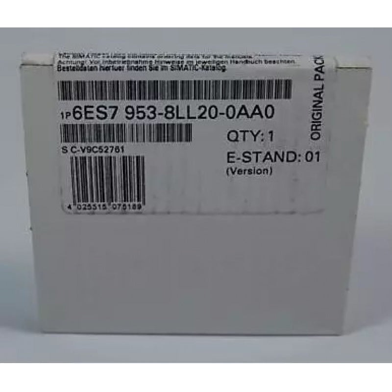 1PCS SIEMENS 6ES7 953-8LL20-0AA0 POWER SUPPLY MODULE  NEW 100%  Best price and quality assurance