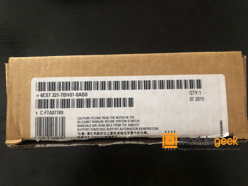 1PCS SIEMENS 6ES7 321-7BH01-0AB0 POWER SUPPLY MODULE NEW 100% Best price and quality assurance