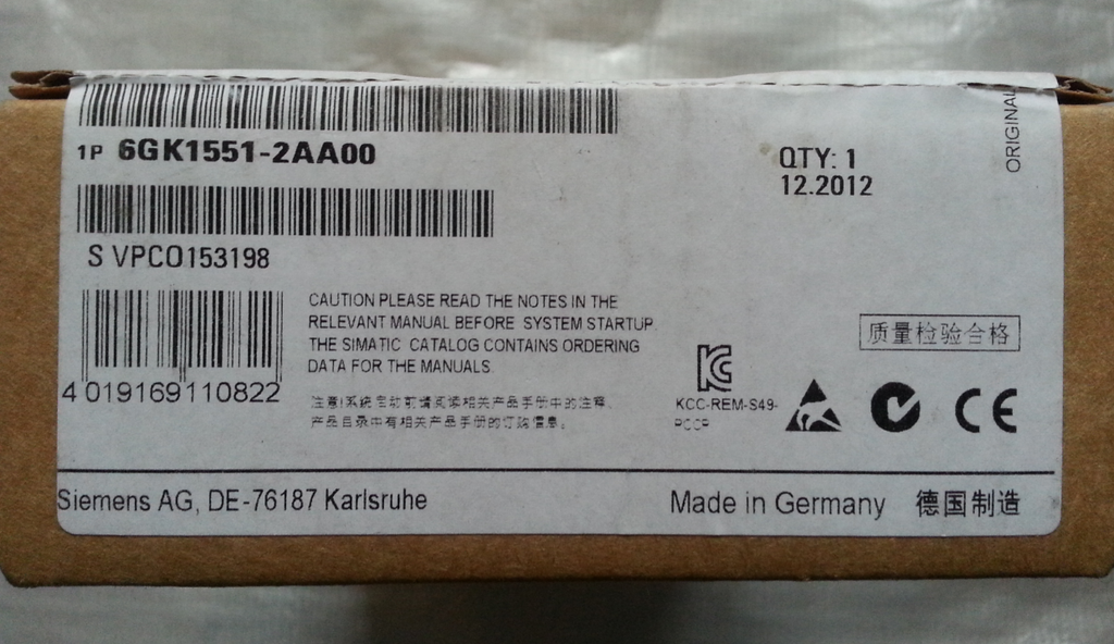 1PCS SIEMENS 6GK1551-2AA00 POWER SUPPLY MODULE  NEW 100%  Best price and quality assurance