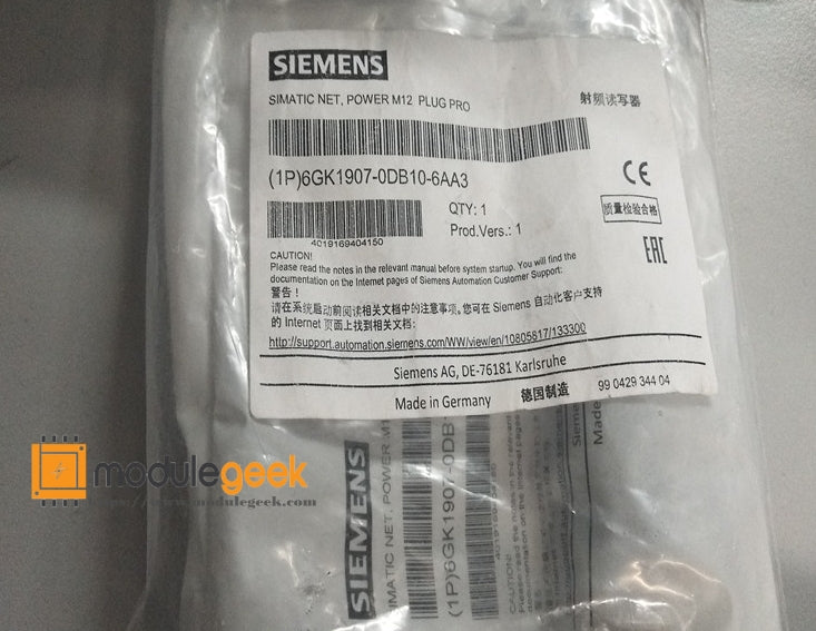 1PCS SIEMENS 6GK1907-0DB10-6AA3 POWER SUPPLY MODULE NEW 100% Best price and quality assurance