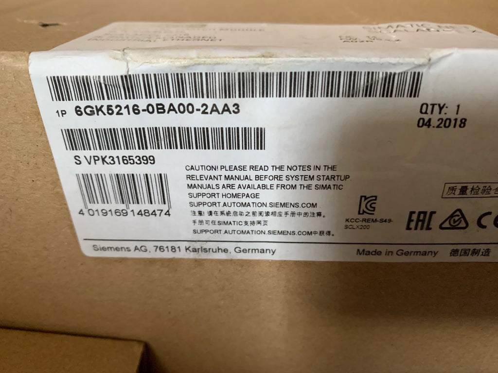 1PCS SIEMENS 6GK5216-0BA00-2AA3 POWER SUPPLY MODULE  NEW 100%  Best price and quality assurance