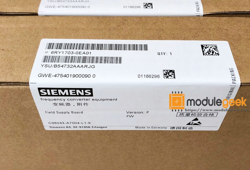 1PCS SIEMENS 6RY1703-0EA01 POWER SUPPLY MODULE NEW 100% Best price and quality assurance