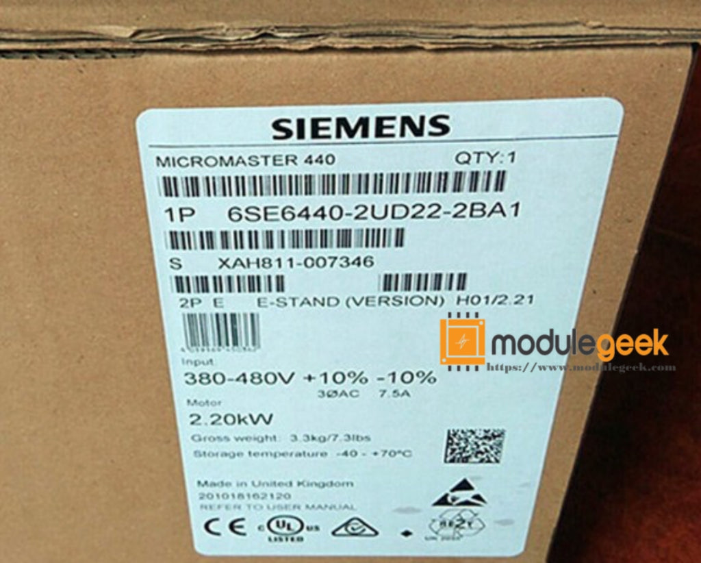 1PCS SIEMENS 6SE6440-2UD22-2BA1 POWER SUPPLY MODULE NEW 100% Best price and quality assurance