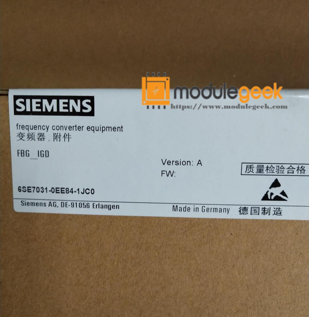 1PCS SIEMENS 6SE7031-0EE84-1JC0 POWER SUPPLY MODULE NEW 100% Best price and quality assurance