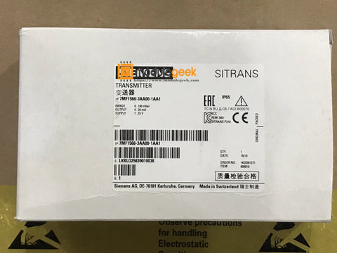 1PCS 7MF1566-3AAOO-1AA1 POWER SUPPLY MODULE 7MF1566-3AA00-1AA1 NEW 100% Best price and quality assurance