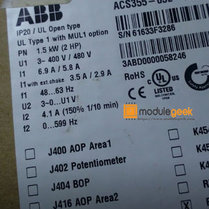1PCS ABB ACS355-03E-04A1-4 POWER SUPPLY MODULE NEW 100% Best price and quality assurance